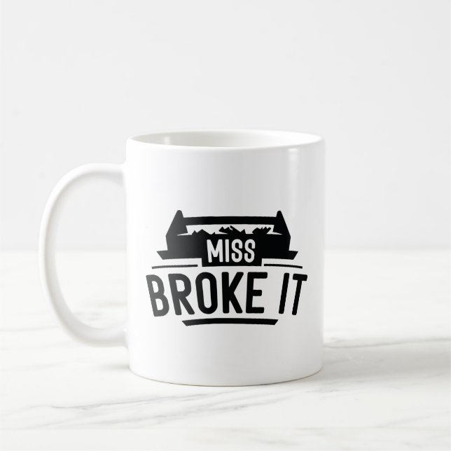 Caneca De Café Srta. Broke (Esquerda)