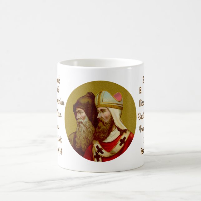 Caneca De Café SS. Cyril & Methodius (M 001) Café Mug #1a (Centro)