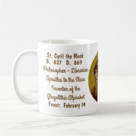Caneca De Café SS. Cyril & Methodius (M 001) Café Mug #1a
