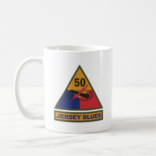 Caneca De Café SSI - 50ª divisão blindada com fita de nome
