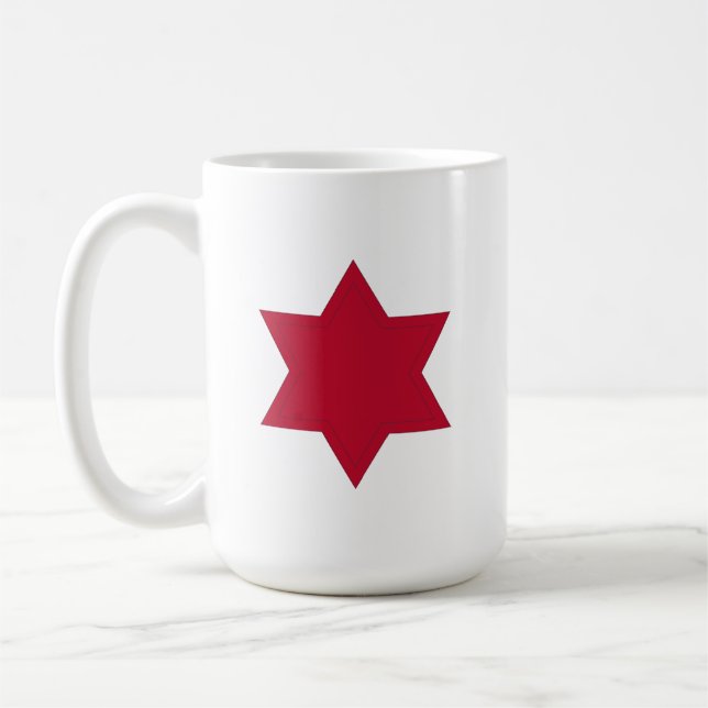 Caneca De Café SSI - Divisão de Infantaria de 6 com Texto (Esquerda)