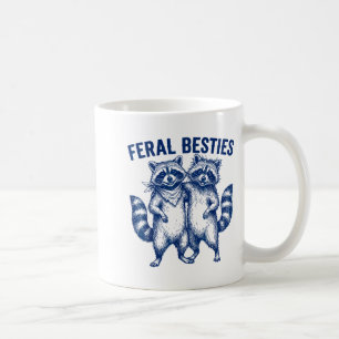 Caneca De Café Ssum Feral Ies Amizade Combinando Gêmeos Engraçado