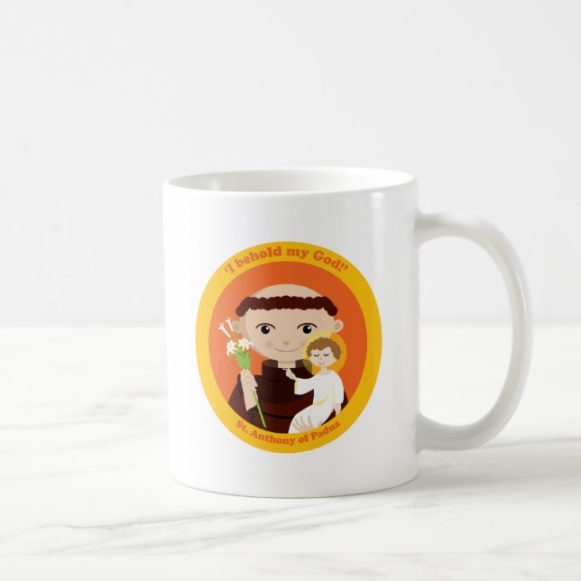 Caneca De Café St Anthony de Pádua (Direita)