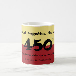 Caneca De Café St Augustine, Florida - 450th - mais velho & mais