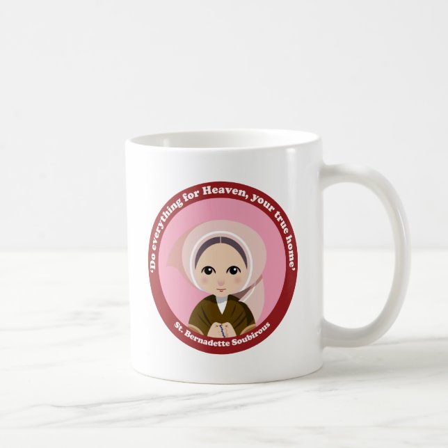 Caneca De Café St. Bernadette Soubirous (Direita)