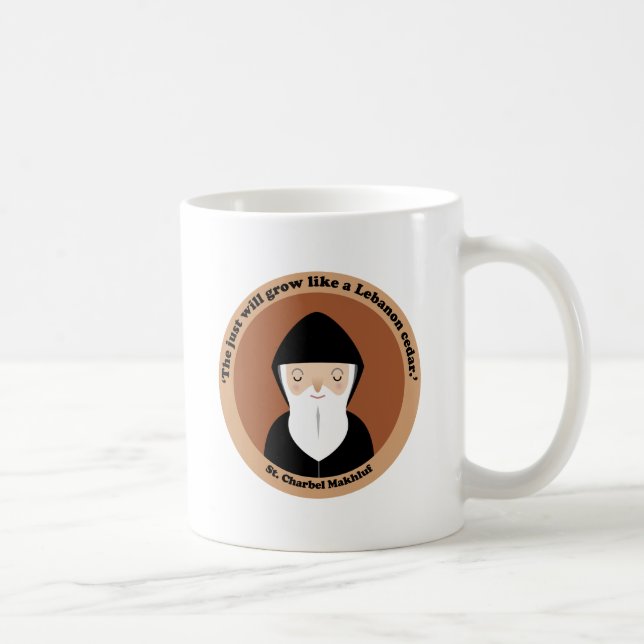 Caneca De Café St. Charbel Makhluf (Direita)