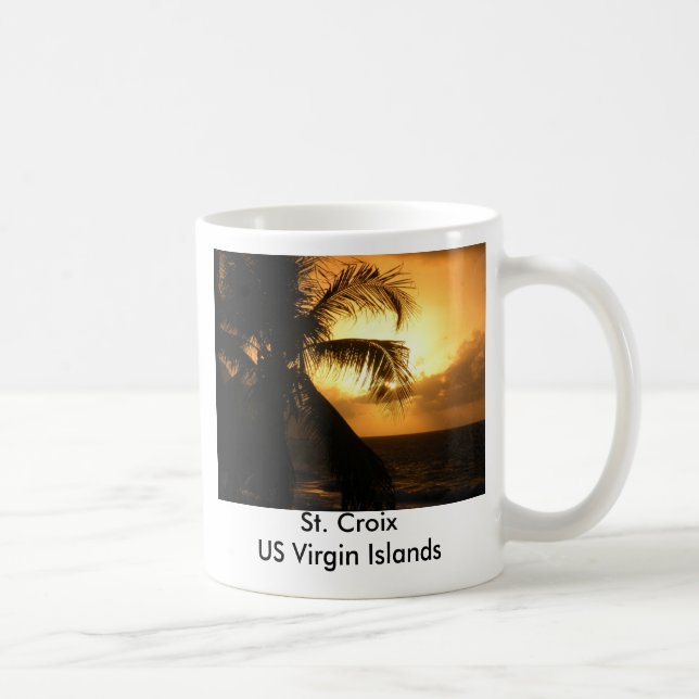 Caneca De Café St. Croix E.U. Virgin Islands (Direita)