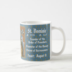 Caneca de café St. Dominic de Guzman (BK 011) 1a