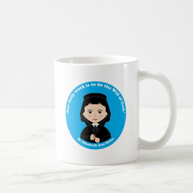 Caneca De Café St. Elizabeth Ann Seton (Direita)