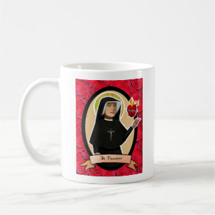 Caneca De Café St. Faustina Jesus que eu confio em você Divine a