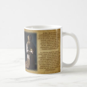Caneca De Café St Francis da oração de Assisi