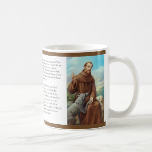 Caneca De Café St Francis de Assisi com lobo