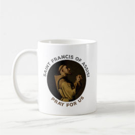 Caneca De Café St. Francis of Assisi Pray for Us
