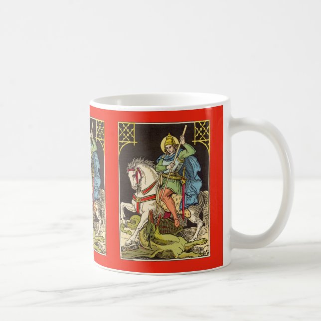 Caneca De Café St. George a Cavalo (BS 01) (Direita)