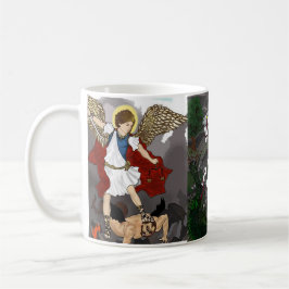Caneca De Café St. Joan of Arc, St. Michael, St. George 