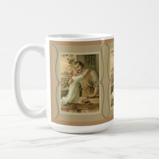Caneca De Café St. José e o Menino Jesus (Esquerda)