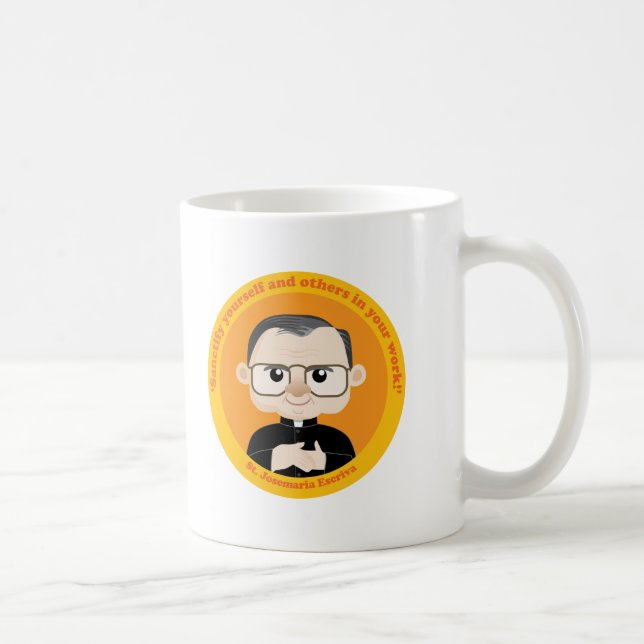 Caneca De Café St. Josemaria Escriva (Direita)