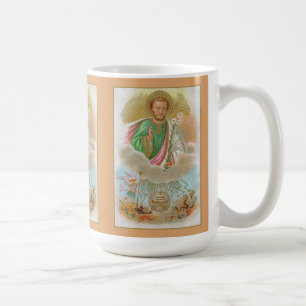 Caneca De Café St. Joseph de um ‘Cartão de Peregrinação’ (B 01)