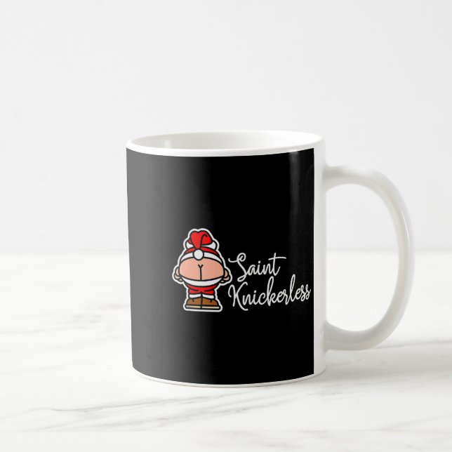 Caneca De Café St. Knickerless Funny Mooning Santa Claus Christma (Direita)