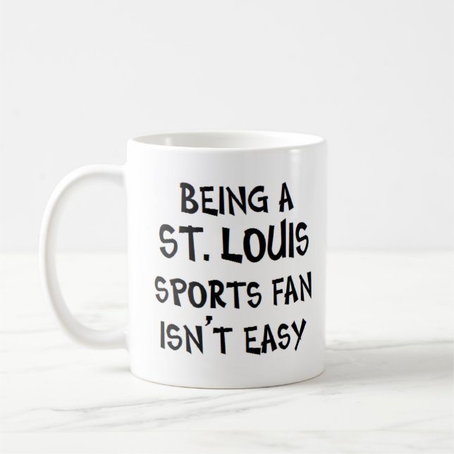Caneca De Café st. louis sports fan, being (Esquerda)