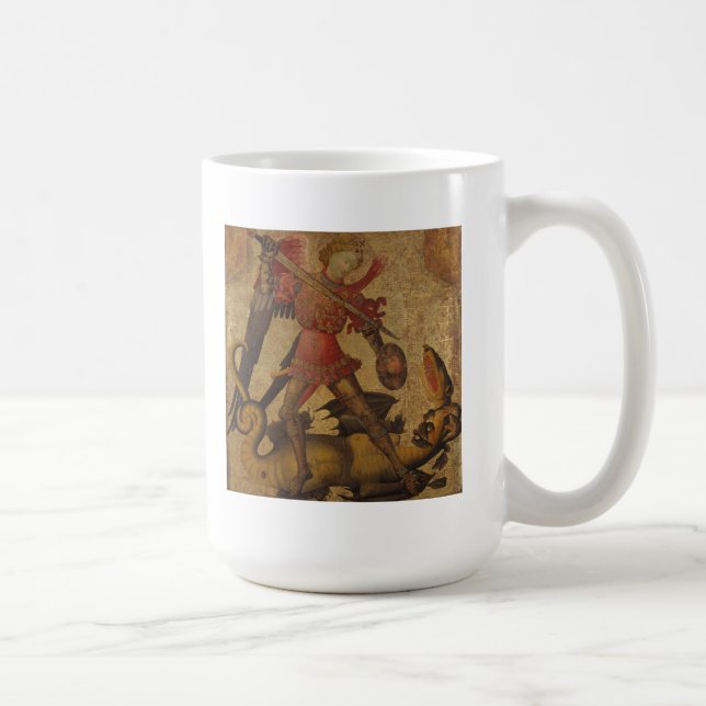 Caneca De Café St Michael e o dragão (Direita)