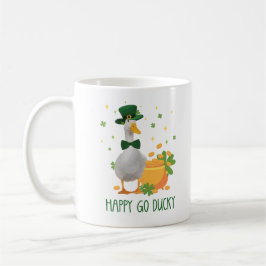 Caneca De Café St. Patricks Happy Go Ducky
