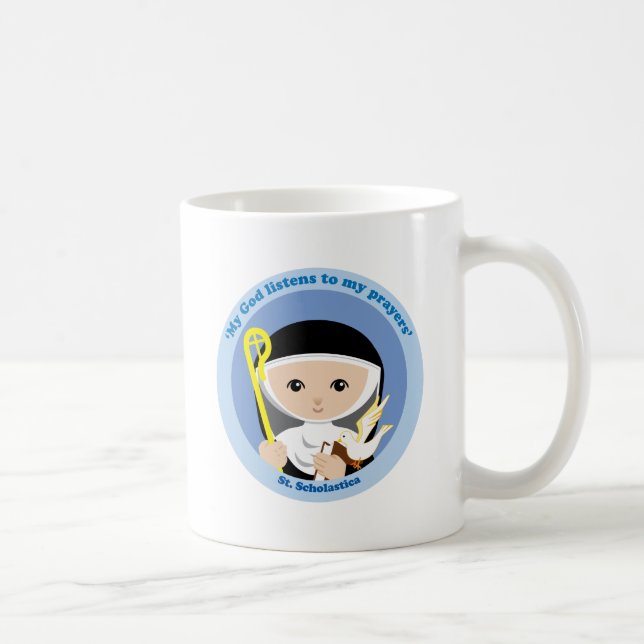 Caneca De Café St. Scholastica (Direita)