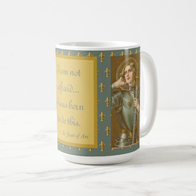 Caneca De Café Sta. Joana d'Arc (JM 28) (Frente Esquerda)