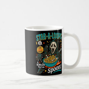 Caneca De Café Stab-a-loops Horror Cereal Box Halloween Killer Br