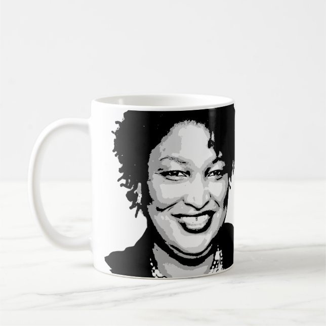 Caneca De Café Stacey Abrams (Esquerda)