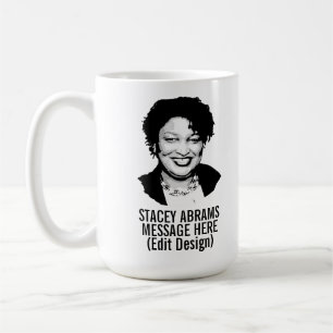 Caneca De Café Stacey Abrams Personalizado