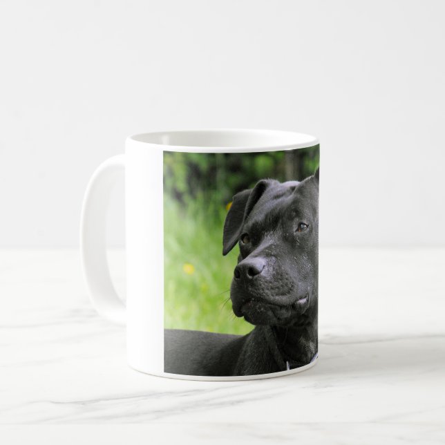 Caneca De Café Staffordshire bull terrier (Frente Esquerda)