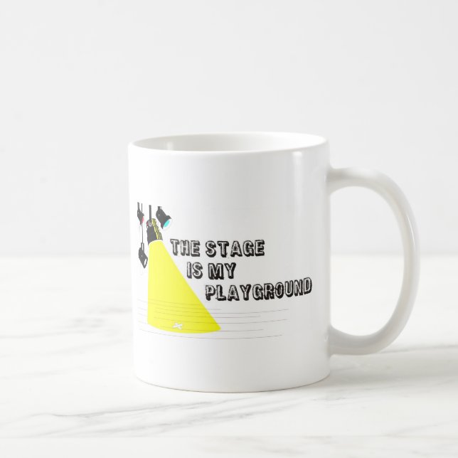 Caneca De Café StageIsMyPlayground (Direita)