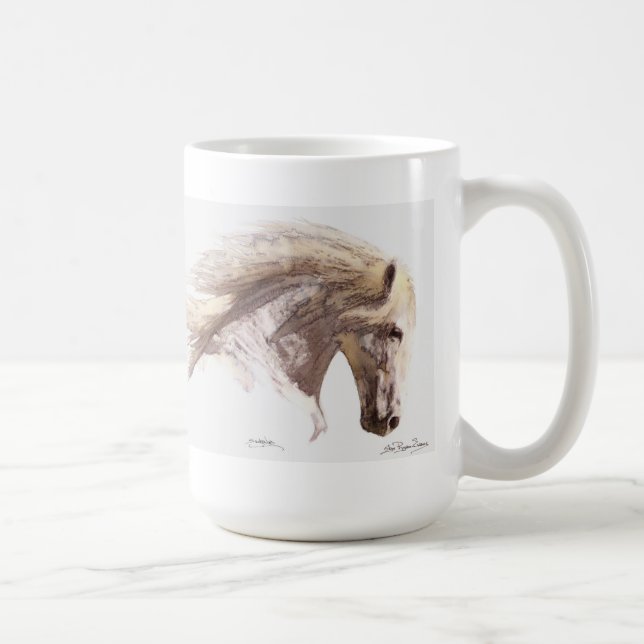 Caneca De Café Stallion Fine Art Mug (Direita)