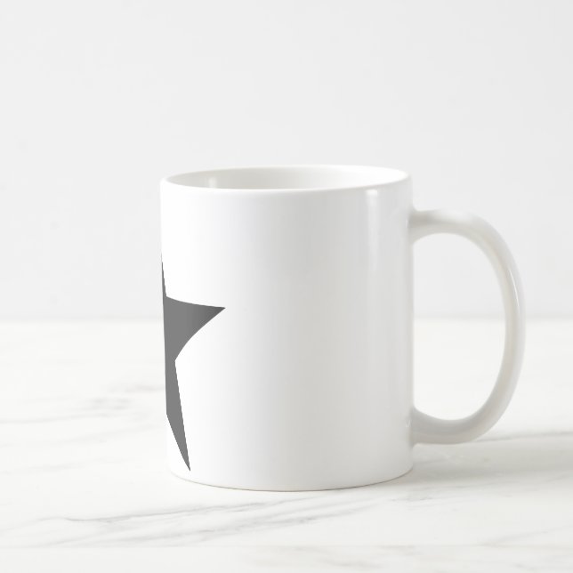 Caneca De Café Star Black O MUSEUM Zazzle Dons (Direita)