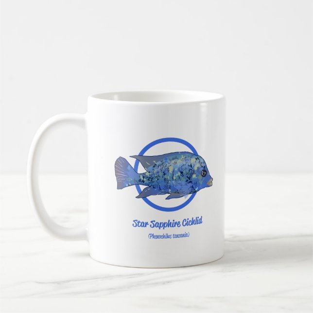 Caneca De Café Star Sapphire Cichlid (Esquerda)