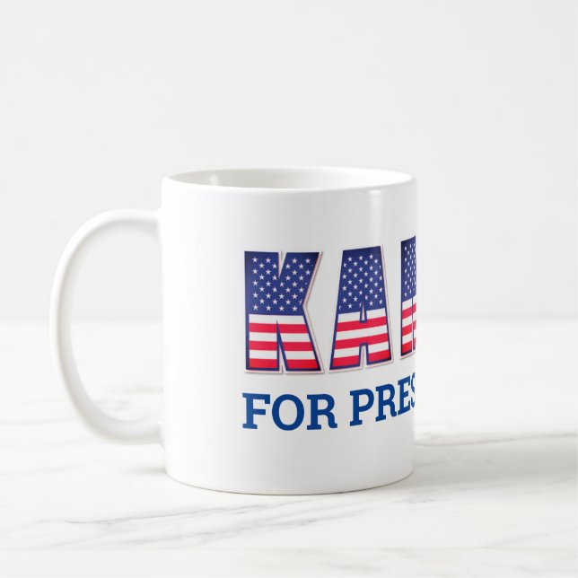 Caneca De Café Star Spangled "Kamala para Presidente" (Esquerda)