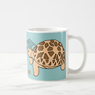 Caneca De Café Star Tortoise Graduation Mug (teal)