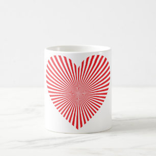 Caneca De Café Starburst Heart Coffee Mug