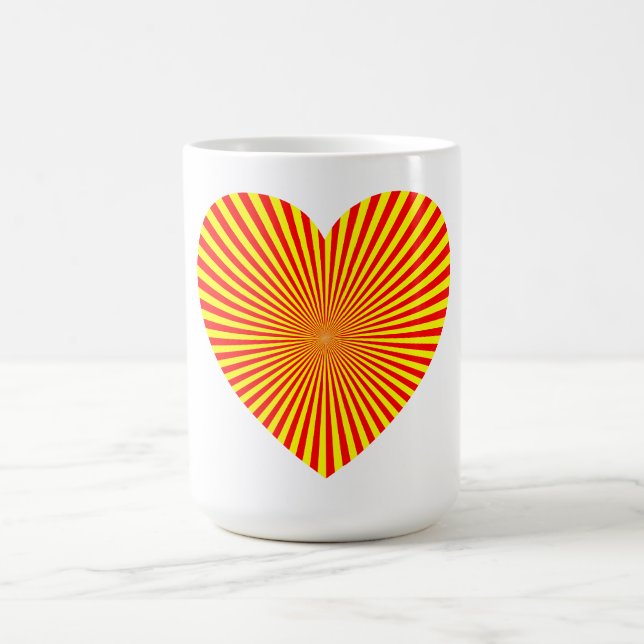 Caneca De Café Starburst Heart Mug (Centro)