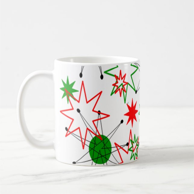 Caneca De Café Starbursts Natal (Esquerda)
