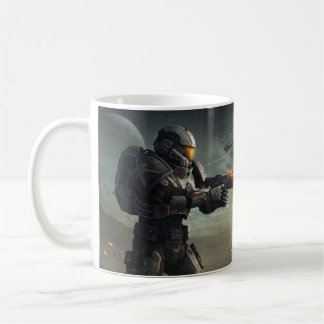Caneca De Café Starfall Explosion: Armored Space Warrior