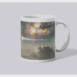 Caneca De Café Starfall Explosion: Armored Space Warrior