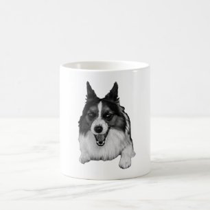 Caneca De Café Starlit Corgi Saudação