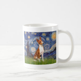 Caneca De Café Starry Night - Basenji