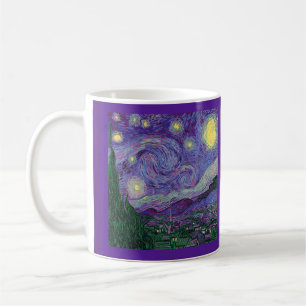 Caneca De Café Starry Night e Vincent Van Gogh citaram, Parody,