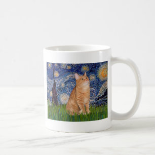 Caneca De Café Starry Night - Orange Tabby 46