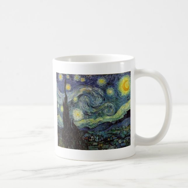 Caneca De Café Starry Night - van Gogh (Direita)