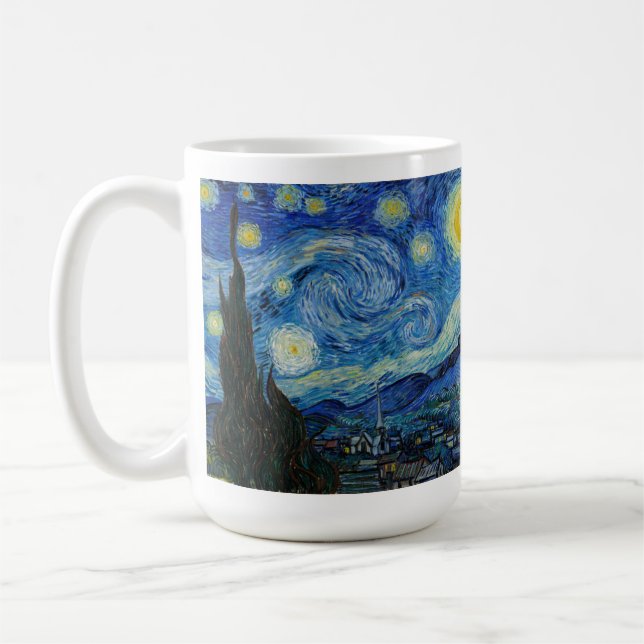 Caneca De Café Starry Night | Vincent van Gogh (Esquerda)