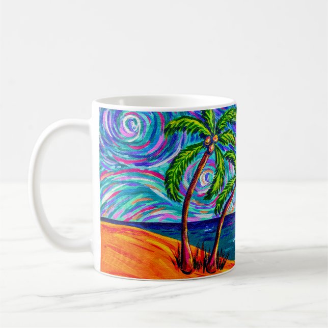 Caneca De Café Starry Sunset 11oz mug by Florida Girl (Esquerda)